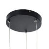 LEDTM® KIBOO-TRIO 60931 Μοντέρνο Κρεμαστό Φωτιστικό Οροφής LED 90W 10350lm 360° AC 220-240V IP20 Ρυθμιζόμενο Λευκό CCT με Χειριστήριο από 2700K έως 6000K Dimmable - Lumileds SMD Chip - Μαύρο Ματ - Μ60 x Π60 x Υ80cm - 3 Χρόνια Εγγύηση - Image 7