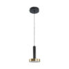 LEDTM® ZANE 60933 Μοντέρνο Κρεμαστό Φωτιστικό Οροφής LED 18W 2016lm 120° AC 220-240V IP20 Ρυθμιζόμενο Λευκό CCT με Χειριστήριο από 2700K έως 6000K Dimmable - Lumileds SMD Chip - Μαύρο Ματ & Χρυσό - Μ15 x Π15 x Υ20cm - 3 Χρόνια Εγγύηση - Image 2