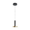 LEDTM® ZANE 60933 Μοντέρνο Κρεμαστό Φωτιστικό Οροφής LED 18W 2016lm 120° AC 220-240V IP20 Ρυθμιζόμενο Λευκό CCT με Χειριστήριο από 2700K έως 6000K Dimmable - Lumileds SMD Chip - Μαύρο Ματ & Χρυσό - Μ15 x Π15 x Υ20cm - 3 Χρόνια Εγγύηση - Image 4