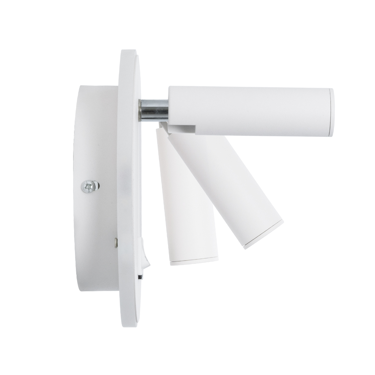 LEDTM® LADY-R 60939 Μοντέρνο Φωτιστικό Τοίχου - Απλίκα Ξενοδοχείου Reading Light με Φορτιστή USB 3A LED 6W 600lm 36° & 360° AC 220-240V IP20 Φυσικό Λευκό 4500K - Bridgelux COB & TÜV SÜD Driver - Λευκό Ματ - Μ15 x Π15 x Υ17cm - 3 Χρόνια Εγγύηση - Image 4