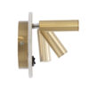 LEDTM® LADY-R 60940 Μοντέρνο Φωτιστικό Τοίχου - Απλίκα Ξενοδοχείου Reading Light με Φορτιστή USB 3A LED 6W 600lm 36° & 360° AC 220-240V IP20 Φυσικό Λευκό 4500K - Bridgelux COB Chip & TÜV SÜD Driver - Χρυσό Βούρτσας - Μ15 x Π15 x Υ17cm - 3 Χρόνια Εγγύηση - Image 5