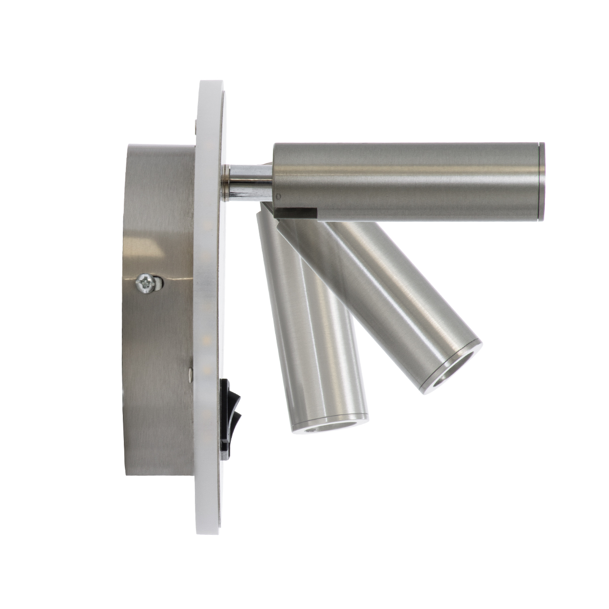 LEDTM® LADY-R 60941 Μοντέρνο Φωτιστικό Τοίχου - Απλίκα Ξενοδοχείου Reading Light με Φορτιστή USB 3A LED 6W 600lm 36° & 360° AC 220-240V IP20 Φυσικό Λευκό 4500K - Bridgelux COB Chip & TÜV SÜD Driver - Νίκελ Βούρτσας - Μ15 x Π15 x Υ17cm - 3 Χρόνια Εγγύηση - Image 5