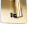 LEDTM® LADY-S 60944 Μοντέρνο Φωτιστικό Τοίχου - Απλίκα Ξενοδοχείου Reading Light με Φορτιστή USB 3A LED 6W 600lm 36° & 360° AC 220-240V IP20 Φυσικό Λευκό 4500K - Bridgelux COB Chip & TÜV SÜD Driver - Χρυσό Πλατίνα - Μ15 x Π15 x Υ7cm - 3 Χρόνια Εγγύηση - Image 5