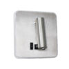 LEDTM® LADY-S 60945 Μοντέρνο Φωτιστικό Τοίχου - Απλίκα Ξενοδοχείου Reading Light με Φορτιστή USB 3A LED 6W 600lm 36° & 360° AC 220-240V IP20 Φυσικό Λευκό 4500K - Bridgelux COB Chip & TÜV SÜD Driver - Νίκελ Βούρτσας - Μ15 x Π15 x Υ7cm - 3 Χρόνια Εγγύηση - Image 2