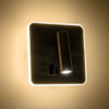 LEDTM® LADY-S 60945 Μοντέρνο Φωτιστικό Τοίχου - Απλίκα Ξενοδοχείου Reading Light με Φορτιστή USB 3A LED 6W 600lm 36° & 360° AC 220-240V IP20 Φυσικό Λευκό 4500K - Bridgelux COB Chip & TÜV SÜD Driver - Νίκελ Βούρτσας - Μ15 x Π15 x Υ7cm - 3 Χρόνια Εγγύηση - Image 7