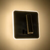 LEDTM® LADY-S 60945 Μοντέρνο Φωτιστικό Τοίχου - Απλίκα Ξενοδοχείου Reading Light με Φορτιστή USB 3A LED 6W 600lm 36° & 360° AC 220-240V IP20 Φυσικό Λευκό 4500K - Bridgelux COB Chip & TÜV SÜD Driver - Νίκελ Βούρτσας - Μ15 x Π15 x Υ7cm - 3 Χρόνια Εγγύηση - Image 8