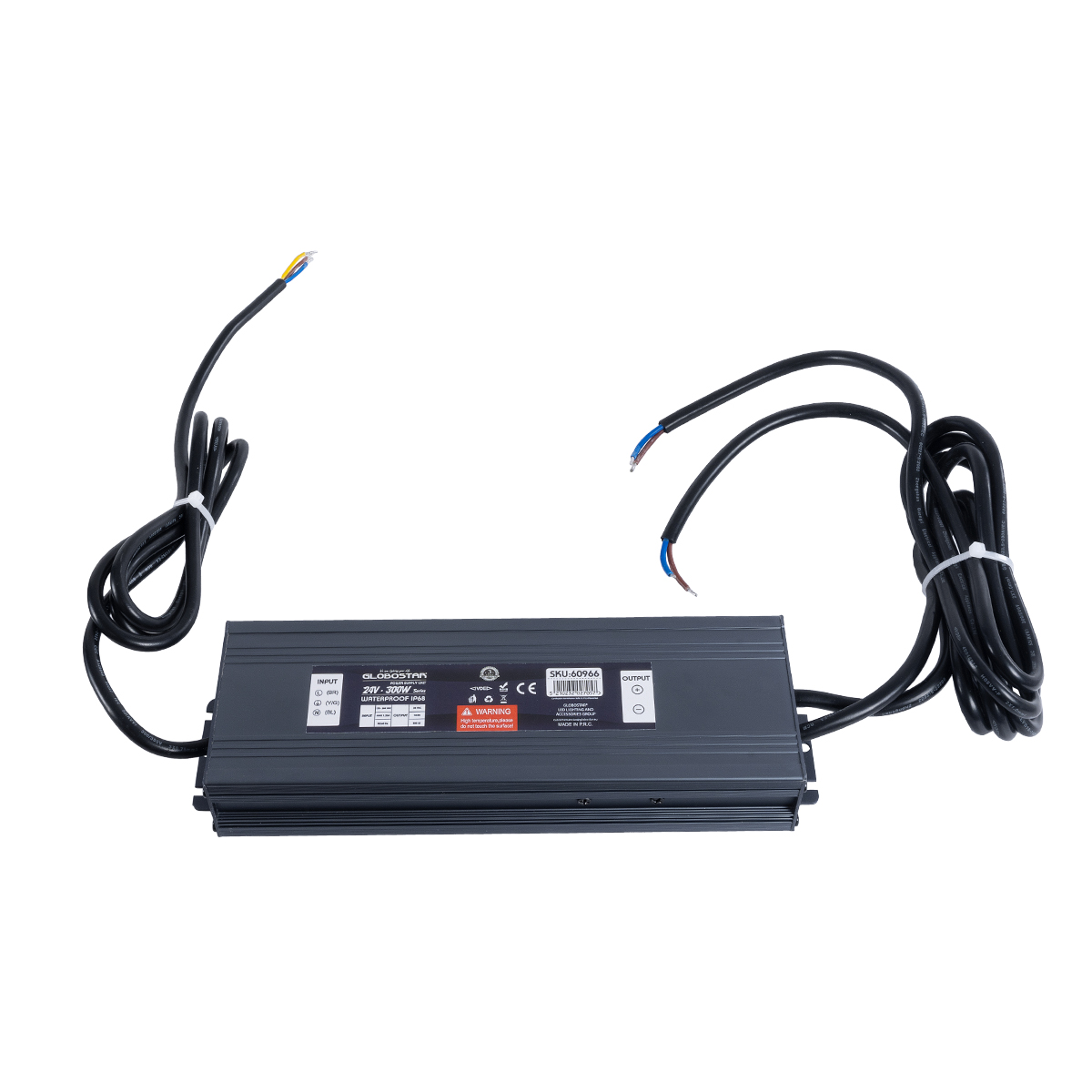 LEDTM® LUMISPLASH 60966 Τροφοδοτικό/Μετασχηματιστής Class II SELV 300W 12.5A DC 24V Αδιάβροχο IP68 - AC 220-240V σε DC 24V - M23.5 x W7.5 x H3.6cm - 3 Χρόνια Εγγύηση - Image 4
