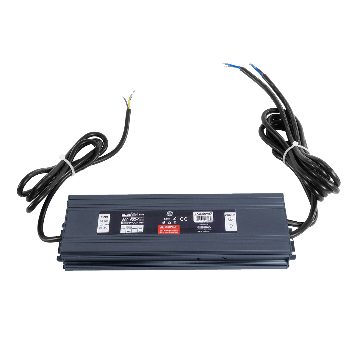 LEDTM® LUMISPLASH 60967 Τροφοδοτικό/Μετασχηματιστής Class II SELV 400W 16.67A DC 24V Αδιάβροχο IP68 - AC 220-240V σε DC 24V - M25.5 x W7.5 x H4cm - 3 Χρόνια Εγγύηση - Image 4