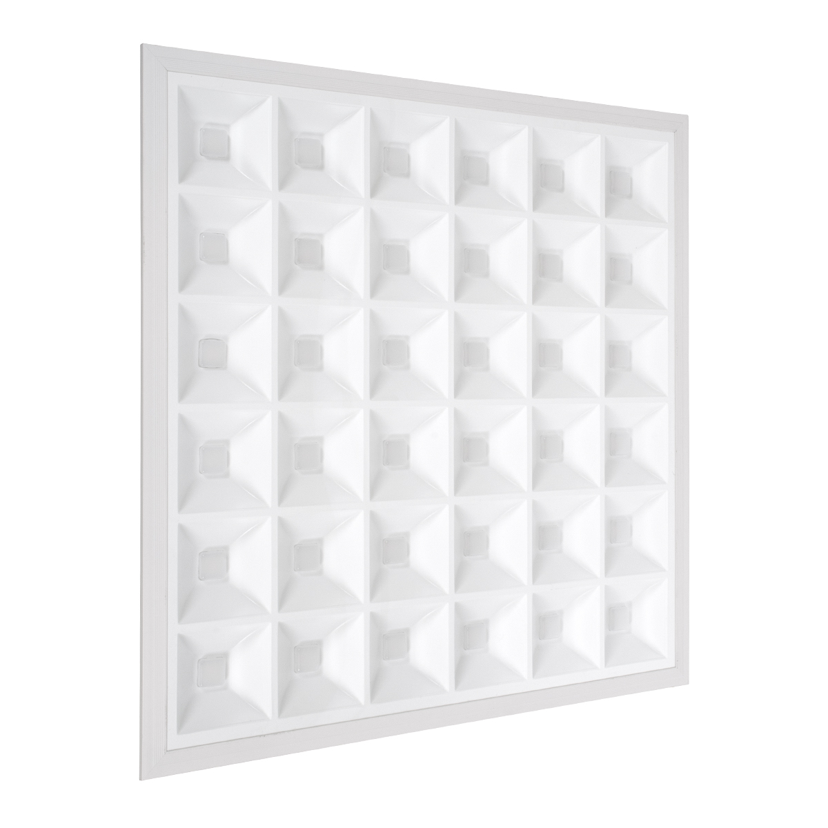 LEDTM® ZEUS 60970 Χωνευτό Panel Οροφής 60x60 με Anti Glare Reflector LED 48W 6960lm 120° CRI≥85Ra UGR<19 AC 220-240V IP20 Θερμό Λευκό 2700K - Lumileds SMD Chip & TÜV SÜD Driver - Λευκό Γαλακτερό - Μ60 x Π60 x Υ3.3cm / Q56 x 56cm - 5 Χρόνια Εγγύηση - Image 3