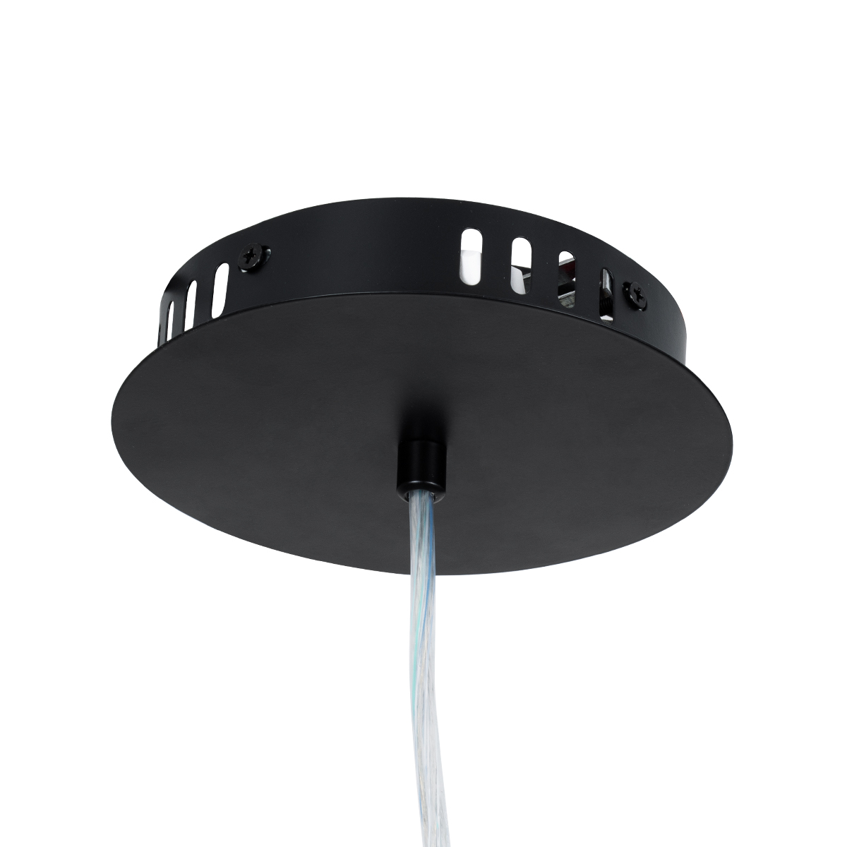 LEDTM® ACRYLICA 60974 Μοντέρνο Κρεμαστό Φωτιστικό Οροφής LED 20W 2240lm 360° AC 220-240V IP20 Ρυθμιζόμενο Λευκό CCT με On/Off 2700K/4500K/6000K - Lumileds SMD Chip - Διάφανο & Μαύρο Ματ - Μ40 x Π40 x Υ6.5cm - 3 Χρόνια Εγγύηση - Image 12