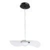 LEDTM® ACRYLICA 60974 Μοντέρνο Κρεμαστό Φωτιστικό Οροφής LED 20W 2240lm 360° AC 220-240V IP20 Ρυθμιζόμενο Λευκό CCT με On/Off 2700K/4500K/6000K - Lumileds SMD Chip - Διάφανο & Μαύρο Ματ - Μ40 x Π40 x Υ6.5cm - 3 Χρόνια Εγγύηση - Image 7