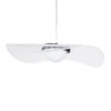 LEDTM® ACRYLICA 60974 Μοντέρνο Κρεμαστό Φωτιστικό Οροφής LED 20W 2240lm 360° AC 220-240V IP20 Ρυθμιζόμενο Λευκό CCT με On/Off 2700K/4500K/6000K - Lumileds SMD Chip - Διάφανο & Μαύρο Ματ - Μ40 x Π40 x Υ6.5cm - 3 Χρόνια Εγγύηση - Image 8