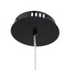 LEDTM® ACRYLICA 60975 Μοντέρνο Κρεμαστό Φωτιστικό Οροφής LED 20W 2240lm 360° AC 220-240V IP20 Ρυθμιζόμενο Λευκό CCT με On/Off 2700K/4500K/6000K - Lumileds SMD Chip - Διάφανο & Μαύρο Ματ - Μ60 x Π60 x Υ15cm - 3 Χρόνια Εγγύηση - Image 12