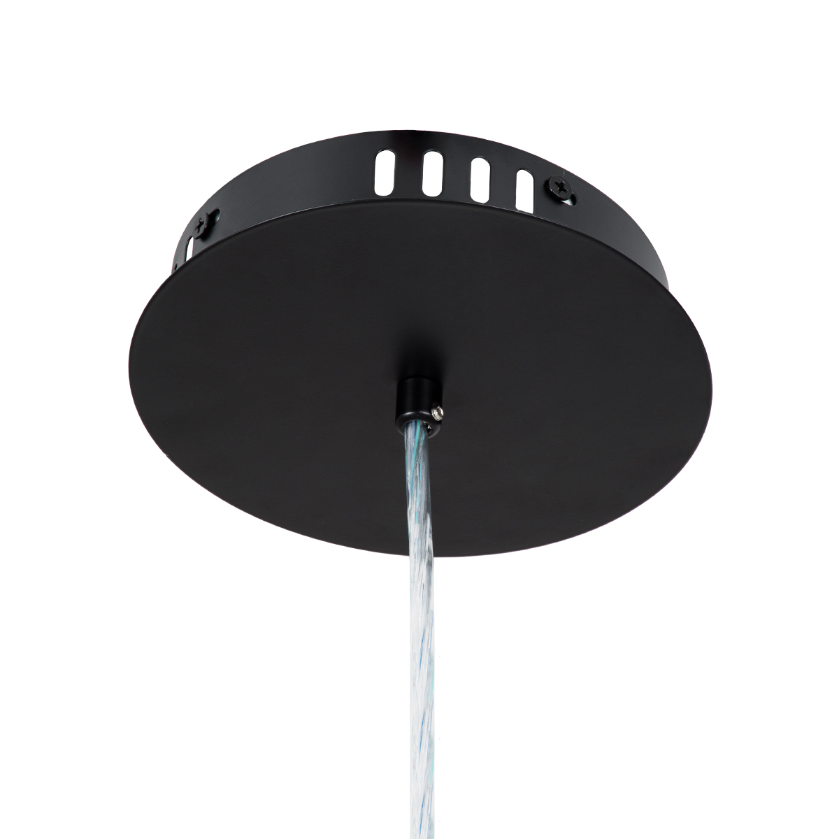 LEDTM® ACRYLICA 60975 Μοντέρνο Κρεμαστό Φωτιστικό Οροφής LED 20W 2240lm 360° AC 220-240V IP20 Ρυθμιζόμενο Λευκό CCT με On/Off 2700K/4500K/6000K - Lumileds SMD Chip - Διάφανο & Μαύρο Ματ - Μ60 x Π60 x Υ15cm - 3 Χρόνια Εγγύηση - Image 12