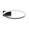 LEDTM® CINDERELLA 60976 Μοντέρνο Φωτιστικό Οροφής LED 16W 1792lm 360° AC 220-240V IP20 Ρυθμιζόμενο Λευκό CCT με On/Off 2700K/4500K/6000K - Lumileds SMD Chip - Μαύρο Ματ - Μ28.5 x Π28.5 x Υ5cm - 3 Χρόνια Εγγύηση - Image 3