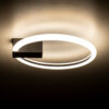LEDTM® CINDERELLA 60976 Μοντέρνο Φωτιστικό Οροφής LED 16W 1792lm 360° AC 220-240V IP20 Ρυθμιζόμενο Λευκό CCT με On/Off 2700K/4500K/6000K - Lumileds SMD Chip - Μαύρο Ματ - Μ28.5 x Π28.5 x Υ5cm - 3 Χρόνια Εγγύηση - Image 9