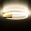 LEDTM® CINDERELLA 60978 Μοντέρνο Φωτιστικό Οροφής LED 16W 1792lm 360° AC 220-240V IP20 Ρυθμιζόμενο Λευκό CCT με On/Off 2700K/4500K/6000K - Lumileds SMD Chip - Χρυσό Βούρτσας - Μ28.5 x Π28.5 x Υ5cm - 3 Χρόνια Εγγύηση - Image 9