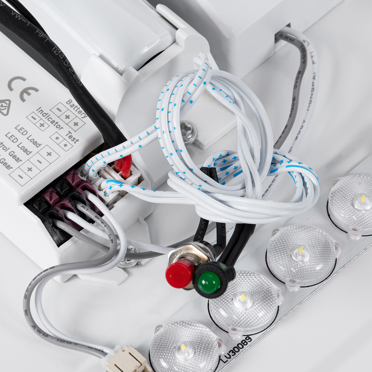 LEDTM® EMERGANO 60992 Φωτιστικό Πλαφονιέρα Οροφής με Ενσωματωμένο Σύστημα Emergency Li-ion 3450mAh/12.8Wh με Αυτονομία 3hrs LED 30W 3900lm 120° AC 220-240V Αδιάβροχο IP54 Ψυχρό Λευκό 6000K - Lumileds SMD Chip - Λευκό Γαλακτερό - Μ38 x Π38 x Υ5.3cm - 3 Χρόνια Εγγύηση - Image 14
