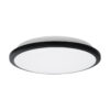 LEDTM® TUFFIN 60996 Μοντέρνο Φωτιστικό Οροφής LED 24W 2760lm 120° AC 220-240V Αδιάβροχο IP54 Ψυχρό Λευκό 6000K - Lumileds SMD Chip - Μαύρο Ματ & Λευκό Γαλακτερό - Μ30 x Π30 x Υ6.5cm - 3 Χρόνια Εγγύηση - Image 4