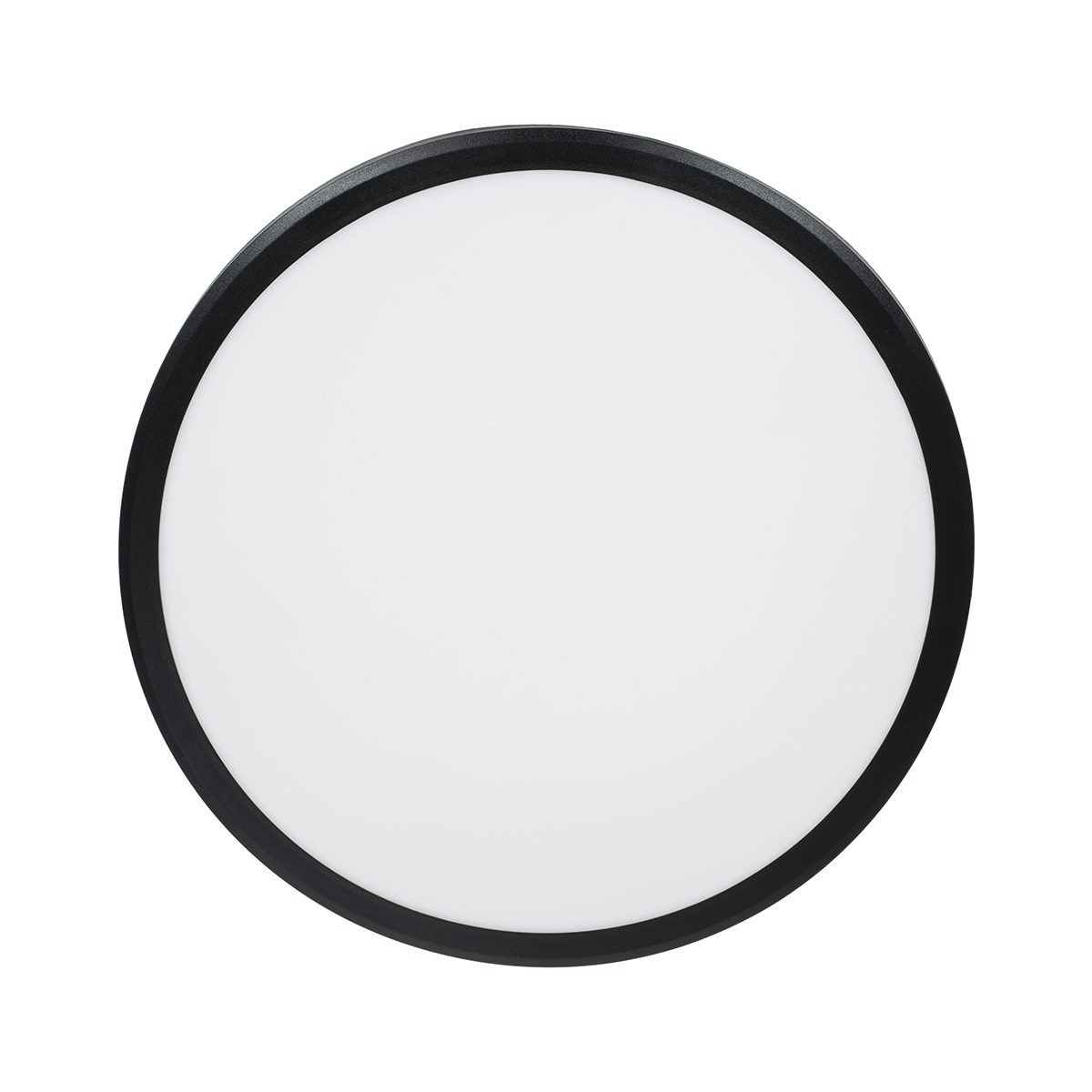 LEDTM® TUFFIN 60996 Μοντέρνο Φωτιστικό Οροφής LED 24W 2760lm 120° AC 220-240V Αδιάβροχο IP54 Ψυχρό Λευκό 6000K - Lumileds SMD Chip - Μαύρο Ματ & Λευκό Γαλακτερό - Μ30 x Π30 x Υ6.5cm - 3 Χρόνια Εγγύηση - Image 5