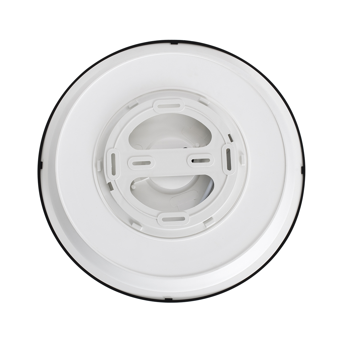 LEDTM® TUFFIN 60996 Μοντέρνο Φωτιστικό Οροφής LED 24W 2760lm 120° AC 220-240V Αδιάβροχο IP54 Ψυχρό Λευκό 6000K - Lumileds SMD Chip - Μαύρο Ματ & Λευκό Γαλακτερό - Μ30 x Π30 x Υ6.5cm - 3 Χρόνια Εγγύηση - Image 6