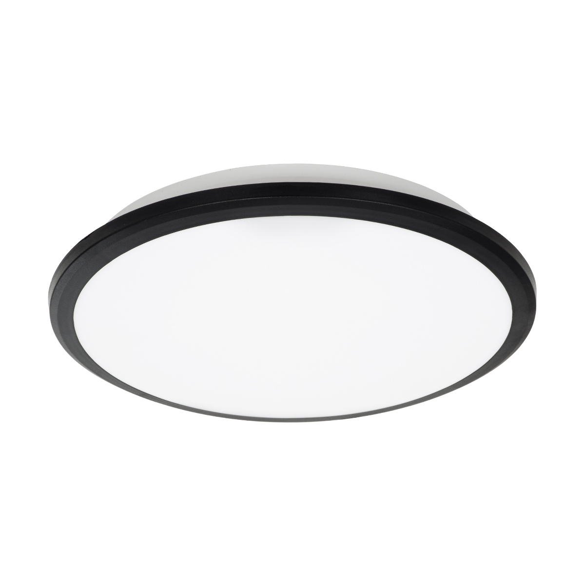 LEDTM® TUFFIN 60997 Φωτιστικό Πλαφονιέρα Οροφής LED 24W 2640lm 120° AC 220-240V Αδιάβροχο IP54 Φυσικό Λευκό 4500K - Lumileds SMD Chip - Μαύρο Ματ & Λευκό Γαλακτερό - Μ30 x Π30 x Υ6.5cm - 3 Χρόνια Εγγύηση - Image 3