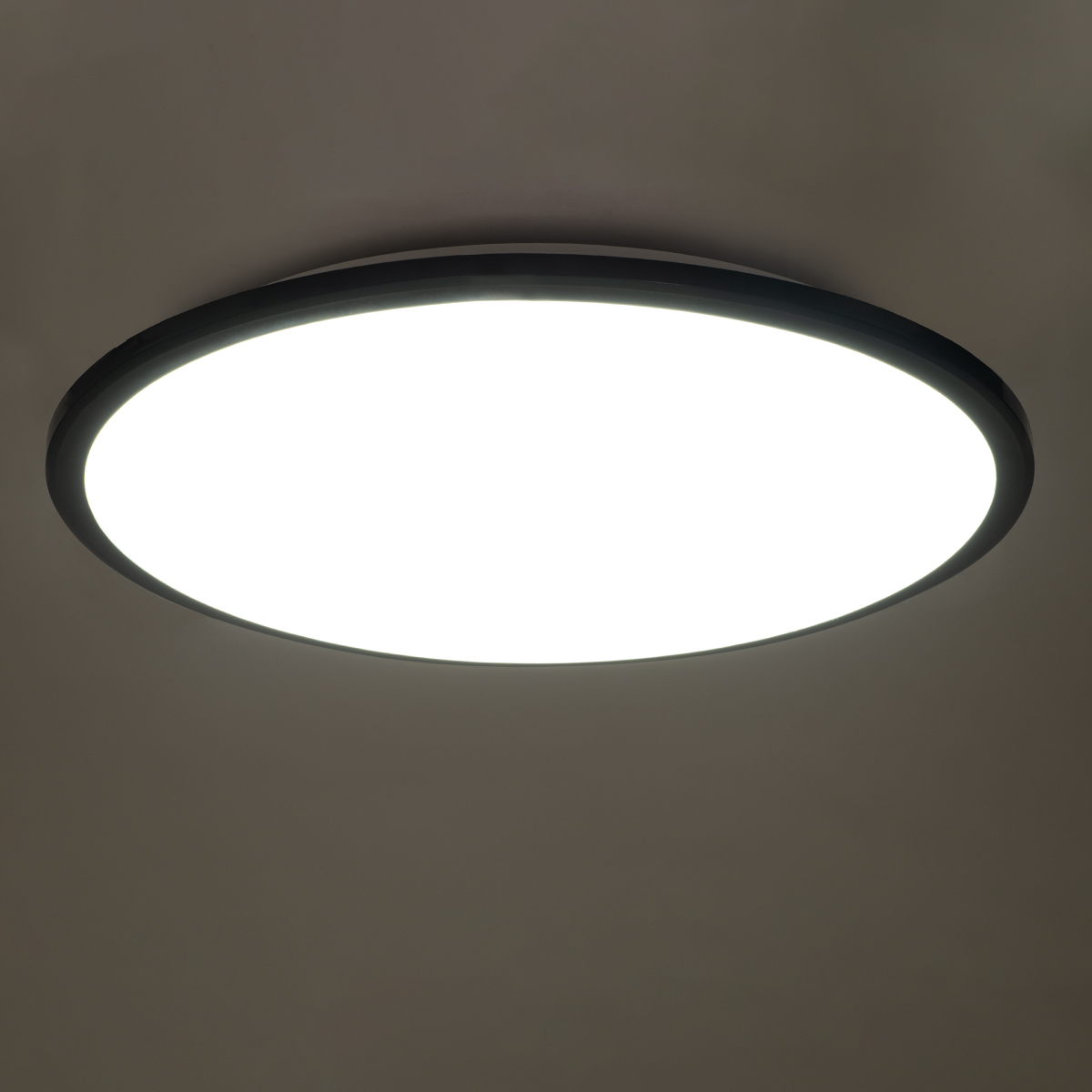 LEDTM® TUFFIN 60999 Φωτιστικό Πλαφονιέρα Οροφής LED 36W 3960lm 120° AC 220-240V Αδιάβροχο IP54 Φυσικό Λευκό 4500K - Lumileds SMD Chip - Μαύρο Ματ & Λευκό Γαλακτερό - Μ48 x Π48 x Υ6.5cm - 3 Χρόνια Εγγύηση - Image 9