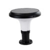 LEDTM® WHISPER 90535 Φωτιστικό Κολωνάκι Κήπου LED 10W 500lm 120° με Ενσωματωμένο Φωτοβολταϊκό Panel 6V 2W & Επαναφορτιζόμενη Μπαταρία Li-ion 3.2V 1800mAh με Αισθητήρα Ημέρας-Νύχτας Αδιάβροχο IP65 Ψυχρό Λευκό 6000K - Sanan SMD Chip - Γκρι Ανθρακί - Μ25 x Π25 x 28cm - 2 Χρόνια Εγγύηση - Image 2