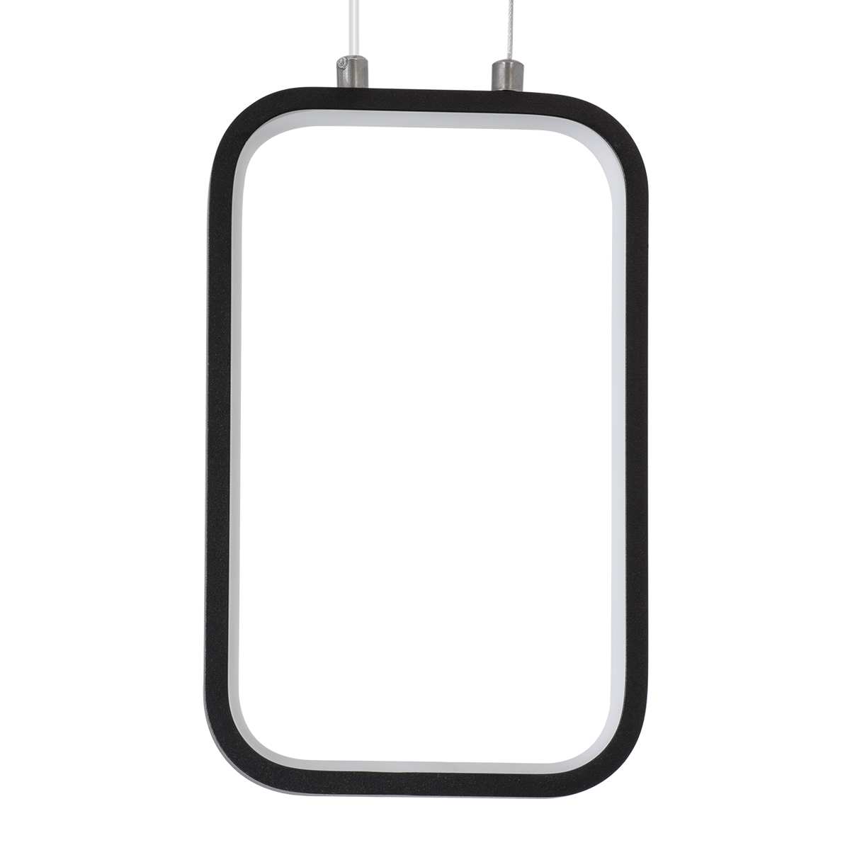 LEDTM® DEROBA 61298 Μοντέρνο Κρεμαστό Φωτιστικό Οροφής LED 12W 1320lm 360° AC 220-240V IP20 Ρυθμιζόμενο Λευκό CCT με On/Off 2700K/4500K/6000K - Lumileds SMD Chip - Μαύρο Ματ - Μ16 x Π1.6 x Υ25.5cm - 3 Χρόνια Εγγύηση - Image 6