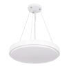 LEDTM® CASPER 61018 Μοντέρνο Κρεμαστό Φωτιστικό Οροφής LED 76W 8372lm 120° AC 220-240V IP20 Ρυθμιζόμενο Λευκό CCT με Χειριστήριο από 2700K έως 6000K Dimmable - Lumileds SMD Chip - Λευκό Ματ - Μ45 x Π45 x Υ5.5cm - 3 Χρόνια Εγγύηση - Image 3