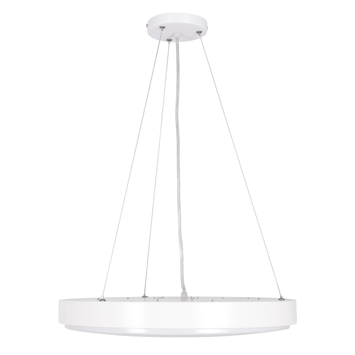 LEDTM® CASPER 61018 Μοντέρνο Κρεμαστό Φωτιστικό Οροφής LED 76W 8372lm 120° AC 220-240V IP20 Ρυθμιζόμενο Λευκό CCT με Χειριστήριο από 2700K έως 6000K Dimmable - Lumileds SMD Chip - Λευκό Ματ - Μ45 x Π45 x Υ5.5cm - 3 Χρόνια Εγγύηση - Image 5