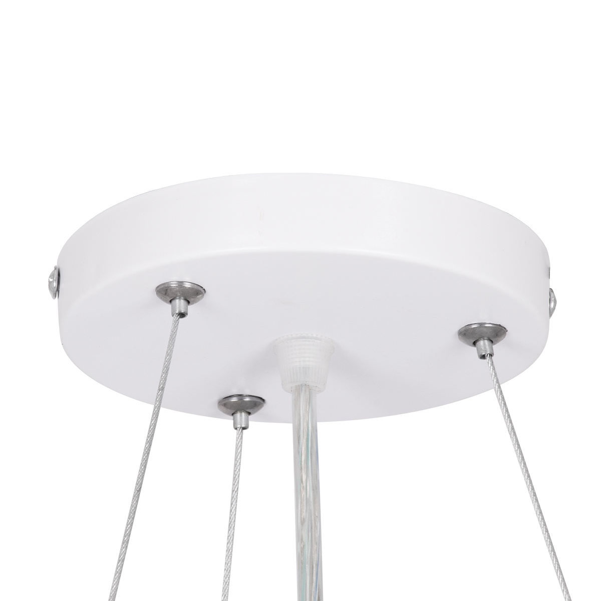 LEDTM® CASPER 61018 Μοντέρνο Κρεμαστό Φωτιστικό Οροφής LED 76W 8372lm 120° AC 220-240V IP20 Ρυθμιζόμενο Λευκό CCT με Χειριστήριο από 2700K έως 6000K Dimmable - Lumileds SMD Chip - Λευκό Ματ - Μ45 x Π45 x Υ5.5cm - 3 Χρόνια Εγγύηση - Image 8