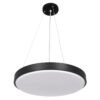 LEDTM® CASPER 61019 Μοντέρνο Κρεμαστό Φωτιστικό Οροφής LED 76W 8372lm 120° AC 220-240V IP20 Ρυθμιζόμενο Λευκό CCT με Χειριστήριο από 2700K έως 6000K Dimmable - Lumileds SMD Chip - Μαυρό Ματ - Μ45 x Π45 x Υ5.5cm - 3 Χρόνια Εγγύηση - Image 3