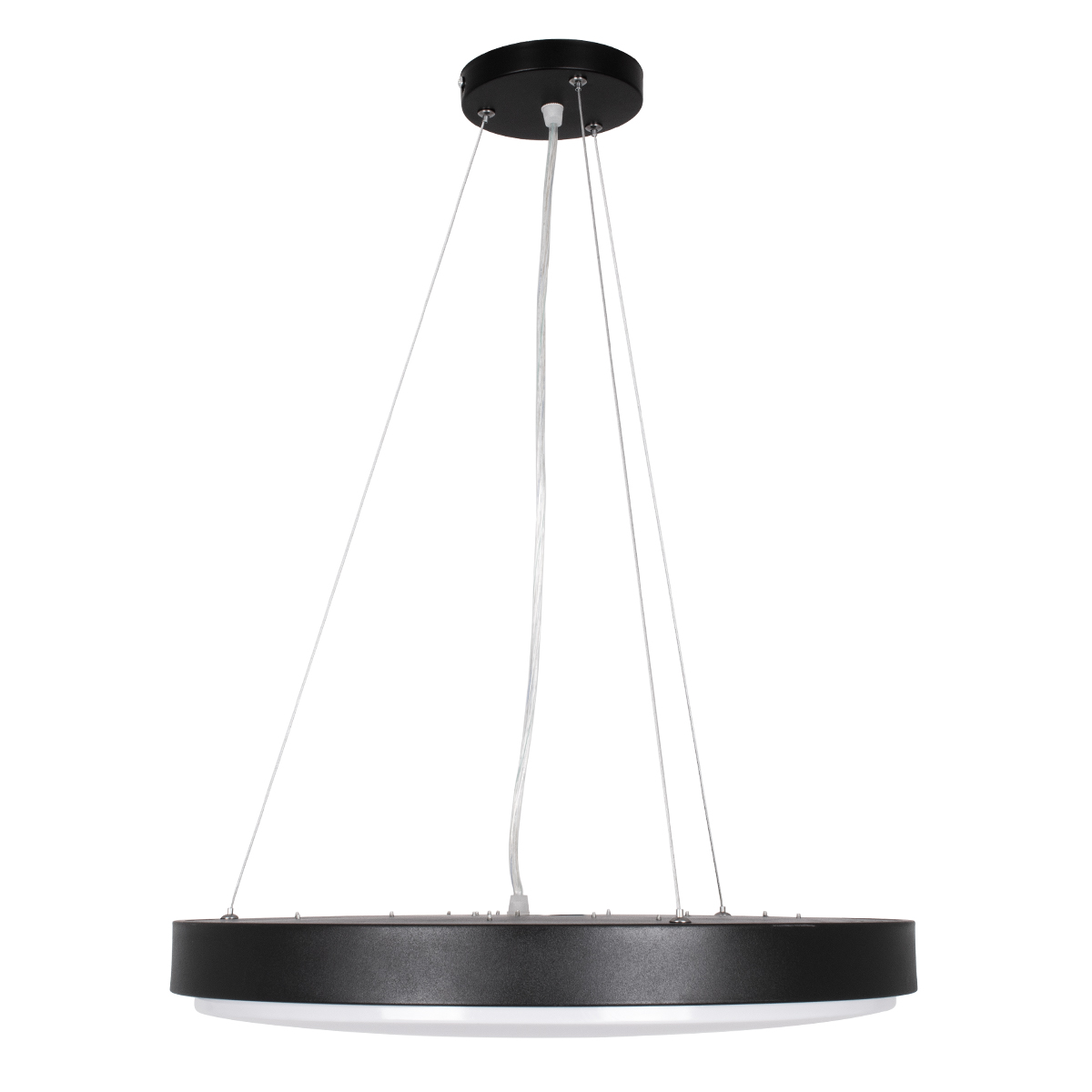 LEDTM® CASPER 61019 Μοντέρνο Κρεμαστό Φωτιστικό Οροφής LED 76W 8372lm 120° AC 220-240V IP20 Ρυθμιζόμενο Λευκό CCT με Χειριστήριο από 2700K έως 6000K Dimmable - Lumileds SMD Chip - Μαυρό Ματ - Μ45 x Π45 x Υ5.5cm - 3 Χρόνια Εγγύηση - Image 5