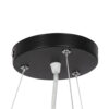 LEDTM® CASPER 61019 Μοντέρνο Κρεμαστό Φωτιστικό Οροφής LED 76W 8372lm 120° AC 220-240V IP20 Ρυθμιζόμενο Λευκό CCT με Χειριστήριο από 2700K έως 6000K Dimmable - Lumileds SMD Chip - Μαυρό Ματ - Μ45 x Π45 x Υ5.5cm - 3 Χρόνια Εγγύηση - Image 8