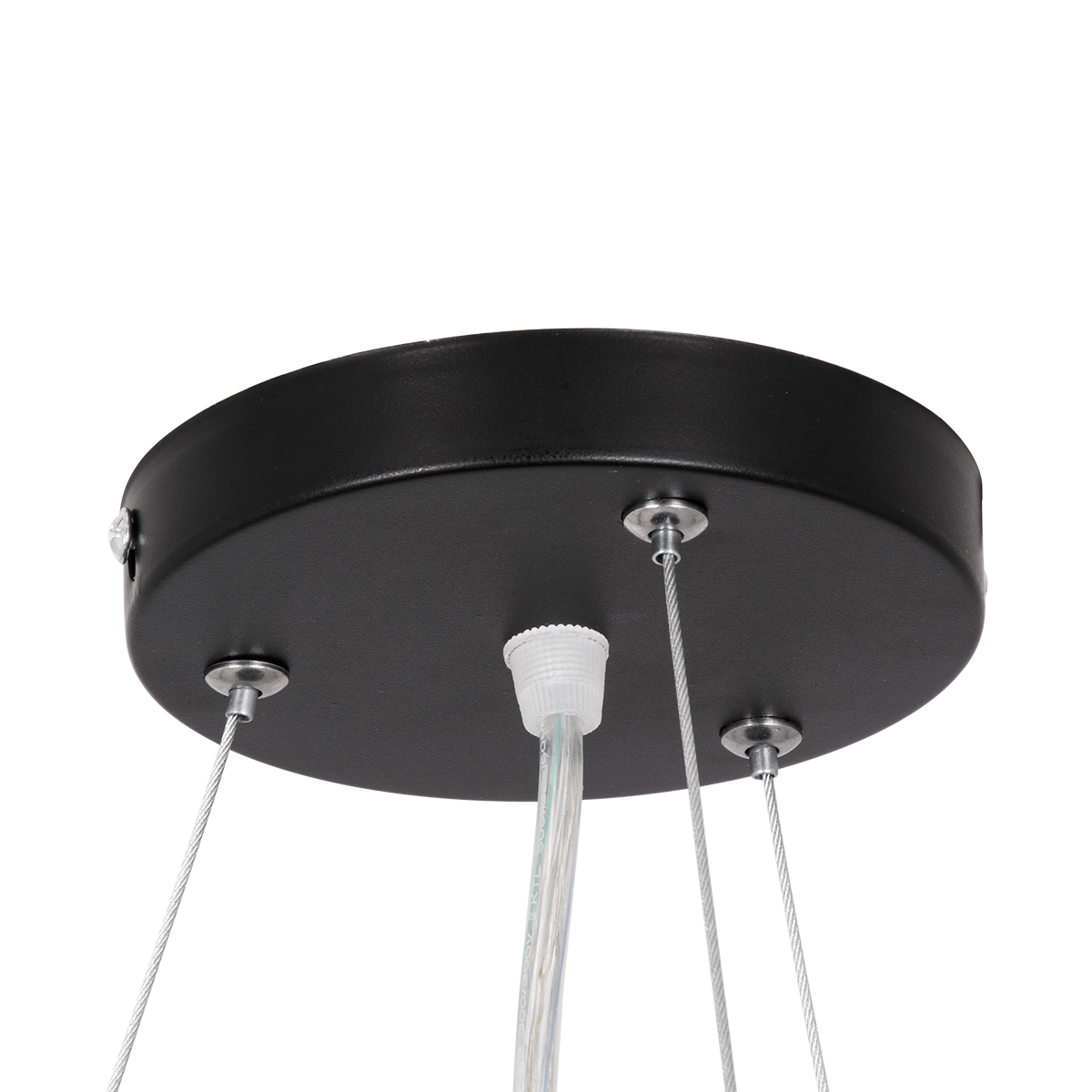 LEDTM® CASPER 61019 Μοντέρνο Κρεμαστό Φωτιστικό Οροφής LED 76W 8372lm 120° AC 220-240V IP20 Ρυθμιζόμενο Λευκό CCT με Χειριστήριο από 2700K έως 6000K Dimmable - Lumileds SMD Chip - Μαυρό Ματ - Μ45 x Π45 x Υ5.5cm - 3 Χρόνια Εγγύηση - Image 8