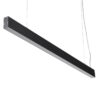 LEDTM® FELIX 61028-P Μοντέρνο Γραμμικό Κρεμαστό Φωτιστικό Οροφής LED 54W 6500lm 120° AC 220-240V IP20 Ρυθμιζόμενο Λευκό CCT με Χειριστήριο από 2700K έως 6000K Dimmable - Lumileds SMD Chip - Μαύρο Ματ - Μ120 x Π3.5 x Υ7cm - 3 Χρόνια Εγγύηση - Image 3