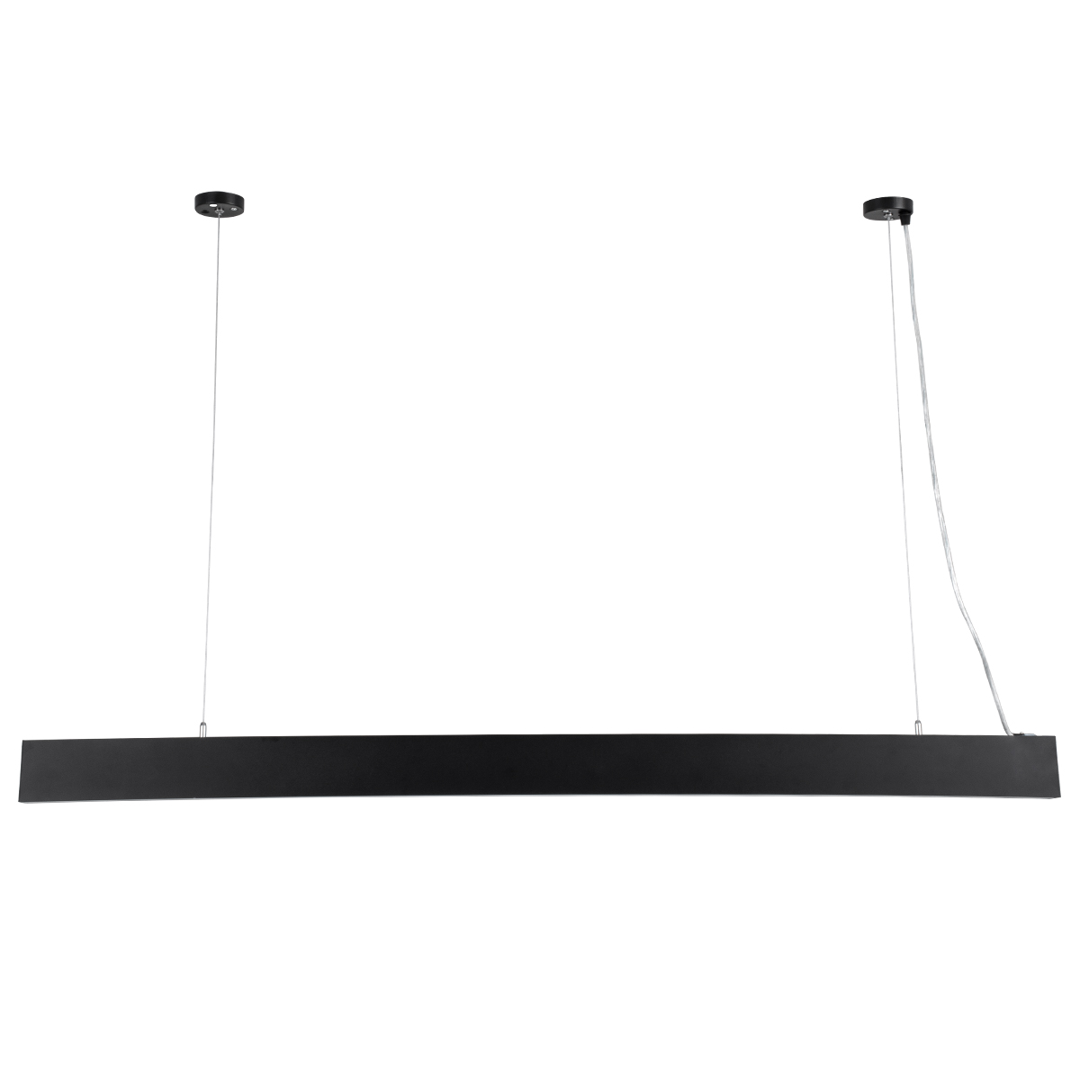 LEDTM® FELIX 61028-P Μοντέρνο Γραμμικό Κρεμαστό Φωτιστικό Οροφής LED 54W 6500lm 120° AC 220-240V IP20 Ρυθμιζόμενο Λευκό CCT με Χειριστήριο από 2700K έως 6000K Dimmable - Lumileds SMD Chip - Μαύρο Ματ - Μ120 x Π3.5 x Υ7cm - 3 Χρόνια Εγγύηση - Image 5