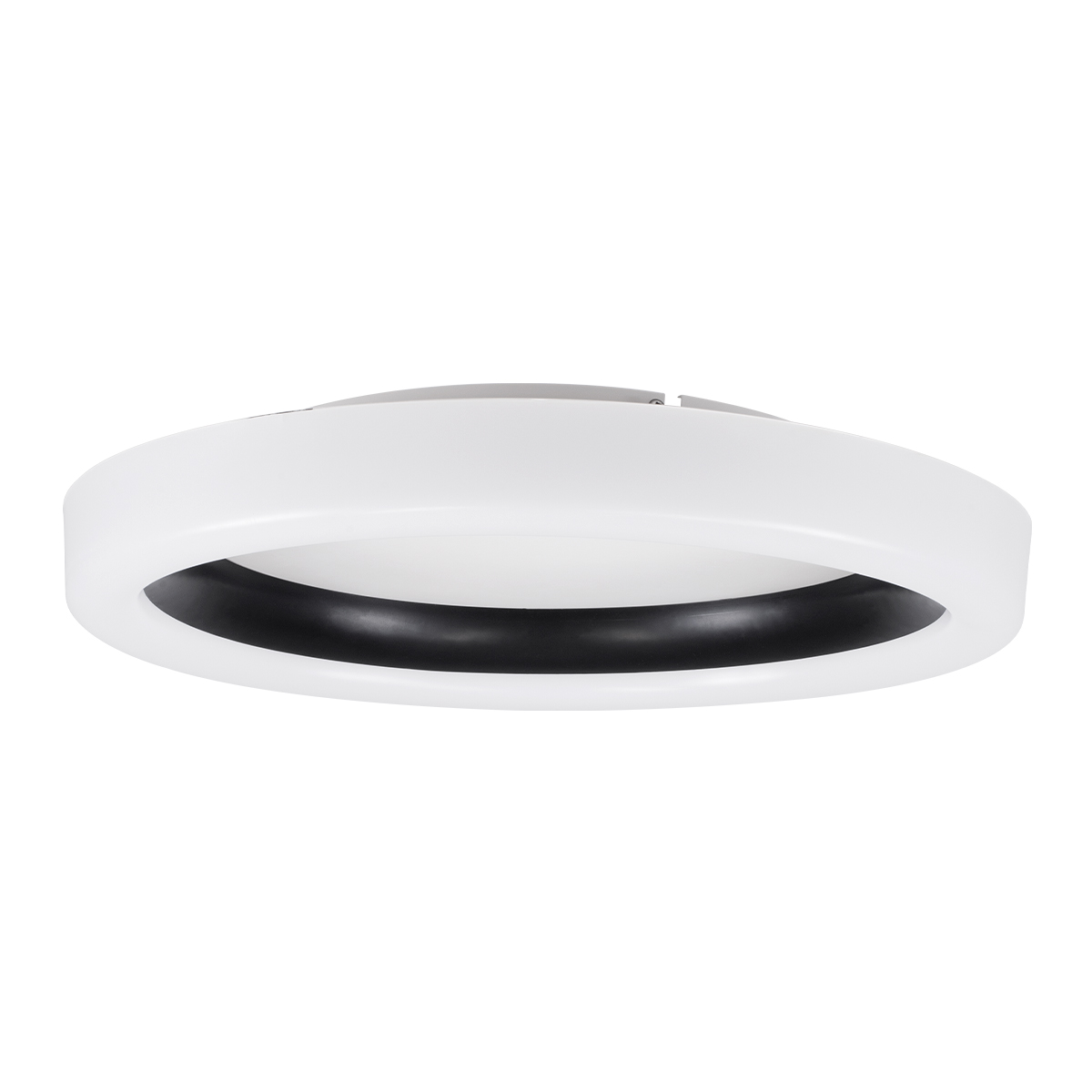 LEDTM® ARIANA 61034 Μοντέρνο Φωτιστικό Οροφής LED 55W 6376lm 120° AC 220-240V IP20 Ρυθμιζόμενο Λευκό CCT με Χειριστήριο από 2700K έως 6000K Dimmable - Lumileds SMD Chip - Λευκό Ματ & Μαύρο Ματ - Μ48 x Π48 x Υ9cm - 3 Χρόνια Εγγύηση - Image 4