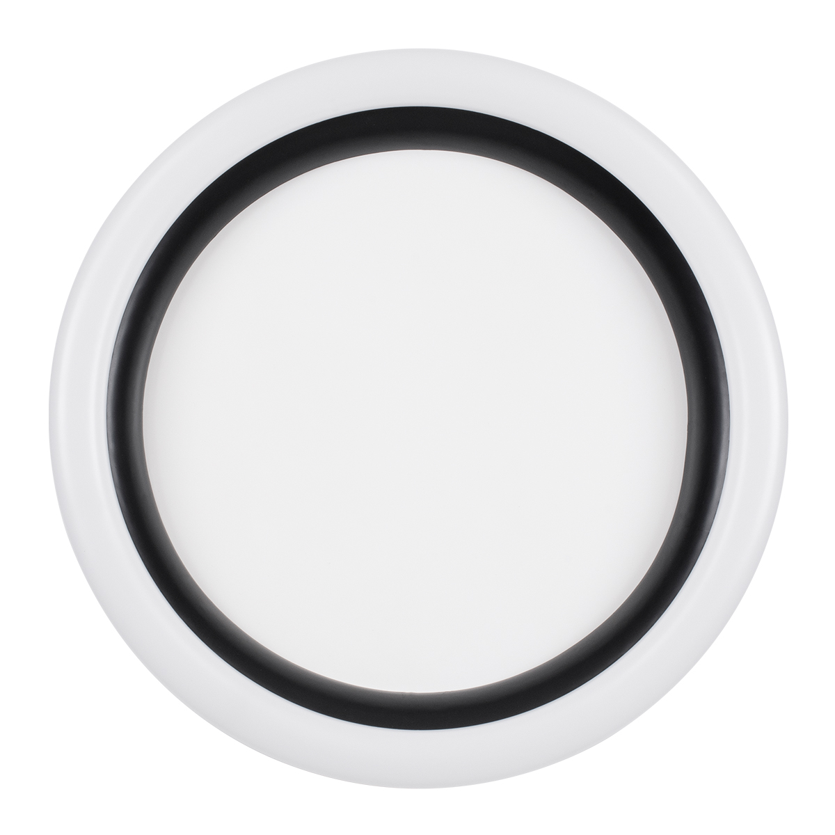 LEDTM® ARIANA 61034 Μοντέρνο Φωτιστικό Οροφής LED 55W 6376lm 120° AC 220-240V IP20 Ρυθμιζόμενο Λευκό CCT με Χειριστήριο από 2700K έως 6000K Dimmable - Lumileds SMD Chip - Λευκό Ματ & Μαύρο Ματ - Μ48 x Π48 x Υ9cm - 3 Χρόνια Εγγύηση - Image 6