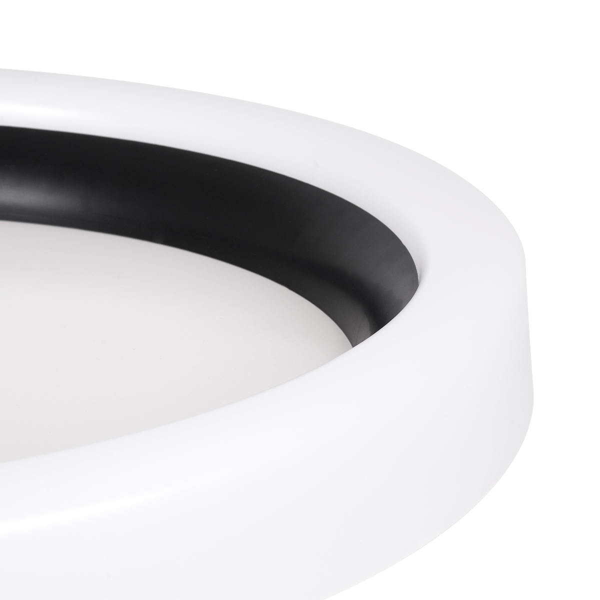 LEDTM® ARIANA 61034 Μοντέρνο Φωτιστικό Οροφής LED 55W 6376lm 120° AC 220-240V IP20 Ρυθμιζόμενο Λευκό CCT με Χειριστήριο από 2700K έως 6000K Dimmable - Lumileds SMD Chip - Λευκό Ματ & Μαύρο Ματ - Μ48 x Π48 x Υ9cm - 3 Χρόνια Εγγύηση - Image 8