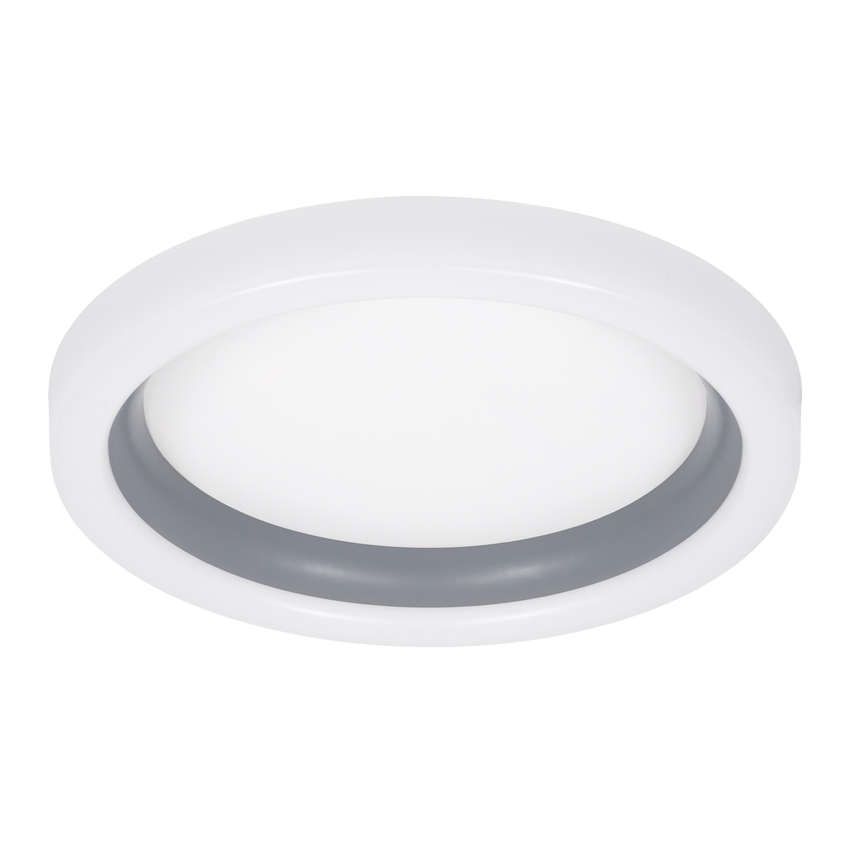 LEDTM® ARIANA 61036 Μοντέρνο Φωτιστικό Οροφής LED 55W 6376lm 120° AC 220-240V IP20 Ρυθμιζόμενο Λευκό CCT με Χειριστήριο από 2700K έως 6000K Dimmable - Lumileds SMD Chip - Γκρι - Μ48 x Π48 x Υ9cm - 3 Χρόνια Εγγύηση - Image 3