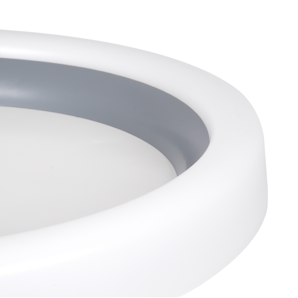 LEDTM® ARIANA 61036 Μοντέρνο Φωτιστικό Οροφής LED 55W 6376lm 120° AC 220-240V IP20 Ρυθμιζόμενο Λευκό CCT με Χειριστήριο από 2700K έως 6000K Dimmable - Lumileds SMD Chip - Γκρι - Μ48 x Π48 x Υ9cm - 3 Χρόνια Εγγύηση - Image 8