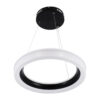 LEDTM® ARIANA 61037 Μοντέρνο Κρεμαστό Φωτιστικό Οροφής LED 55W 6376lm 120° AC 220-240V IP20 Ρυθμιζόμενο Λευκό CCT με Χειριστήριο από 2700K έως 6000K Dimmable - Lumileds SMD Chip - Μαυρό Ματ - Μ48 x Π48 x Υ6.5cm - 3 Χρόνια Εγγύηση - Image 3