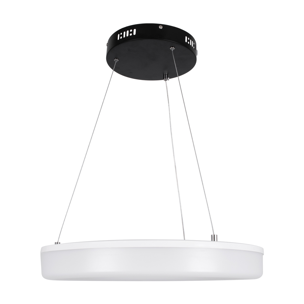 LEDTM® ARIANA 61037 Μοντέρνο Κρεμαστό Φωτιστικό Οροφής LED 55W 6376lm 120° AC 220-240V IP20 Ρυθμιζόμενο Λευκό CCT με Χειριστήριο από 2700K έως 6000K Dimmable - Lumileds SMD Chip - Μαυρό Ματ - Μ48 x Π48 x Υ6.5cm - 3 Χρόνια Εγγύηση - Image 5