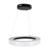 LEDTM® ARIANA 61037 Μοντέρνο Κρεμαστό Φωτιστικό Οροφής LED 55W 6376lm 120° AC 220-240V IP20 Ρυθμιζόμενο Λευκό CCT με Χειριστήριο από 2700K έως 6000K Dimmable - Lumileds SMD Chip - Μαυρό Ματ - Μ48 x Π48 x Υ6.5cm - 3 Χρόνια Εγγύηση - Image 6