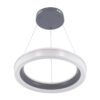LEDTM® ARIANA 61039 Μοντέρνο Κρεμαστό Φωτιστικό Οροφής LED 55W 6376lm 120° AC 220-240V IP20 Ρυθμιζόμενο Λευκό CCT με Χειριστήριο από 2700K έως 6000K Dimmable - Lumileds SMD Chip - Γκρι - Μ48 x Π48 x Υ6.5cm - 3 Χρόνια Εγγύηση - Image 3