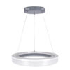 LEDTM® ARIANA 61039 Μοντέρνο Κρεμαστό Φωτιστικό Οροφής LED 55W 6376lm 120° AC 220-240V IP20 Ρυθμιζόμενο Λευκό CCT με Χειριστήριο από 2700K έως 6000K Dimmable - Lumileds SMD Chip - Γκρι - Μ48 x Π48 x Υ6.5cm - 3 Χρόνια Εγγύηση - Image 6