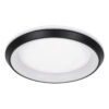 LEDTM® MELINA 61040 Μοντέρνο Φωτιστικό Οροφής LED 55W 6376lm 120° AC 220-240V IP20 Ρυθμιζόμενο Λευκό CCT με Χειριστήριο από 2700K έως 6000K Dimmable - Lumileds SMD Chip - Μαύρο Ματ - Μ48 x Π48 x Υ9cm - 3 Χρόνια Εγγύηση - Image 3