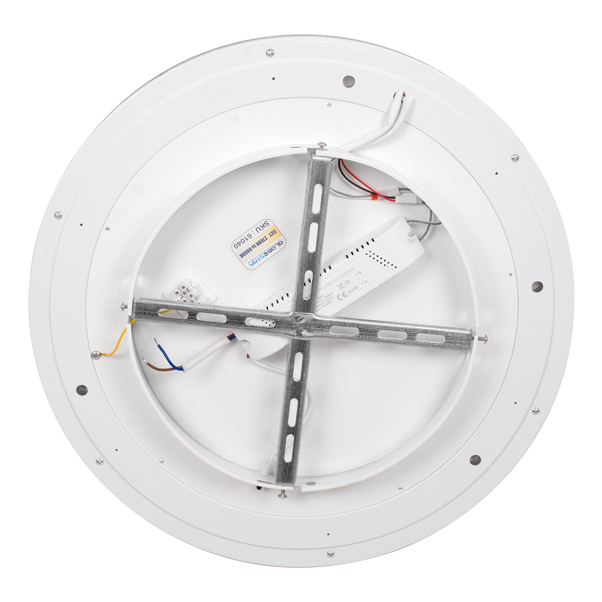 LEDTM® MELINA 61040 Μοντέρνο Φωτιστικό Οροφής LED 55W 6376lm 120° AC 220-240V IP20 Ρυθμιζόμενο Λευκό CCT με Χειριστήριο από 2700K έως 6000K Dimmable - Lumileds SMD Chip - Μαύρο Ματ - Μ48 x Π48 x Υ9cm - 3 Χρόνια Εγγύηση - Image 7